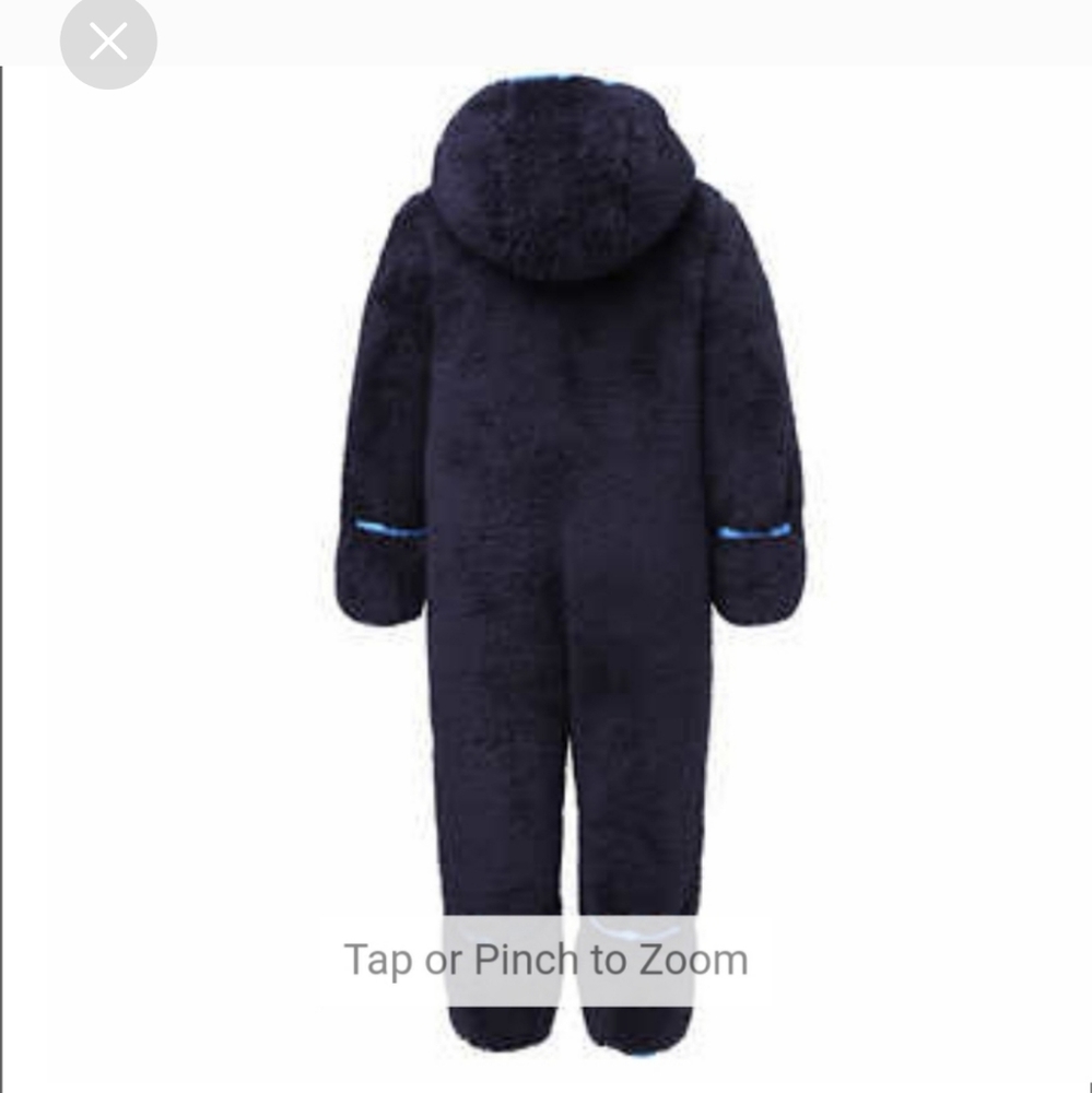 Snozu Infant 2-piece Fleece Set, Blue nwt 18m - Picture 2 of 6